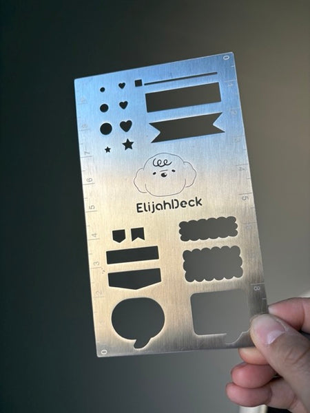 Stainless Steel Stencil Template