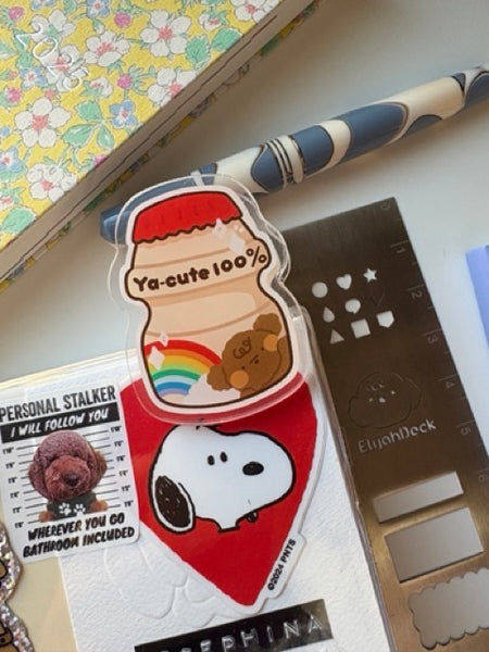 Acrylic Paper Journal Clip