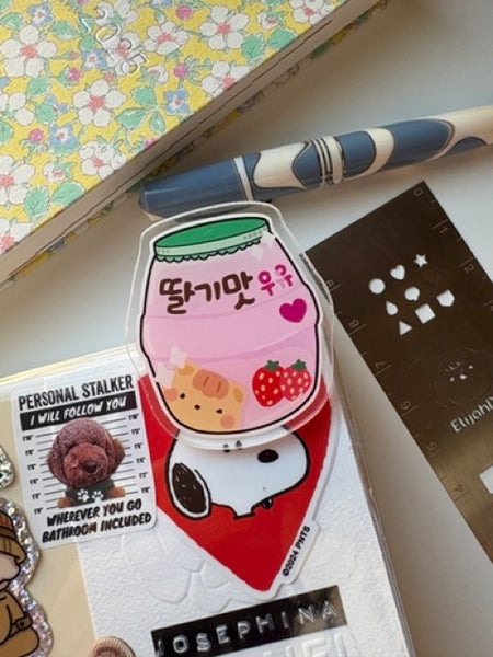 Acrylic Paper Journal Clip