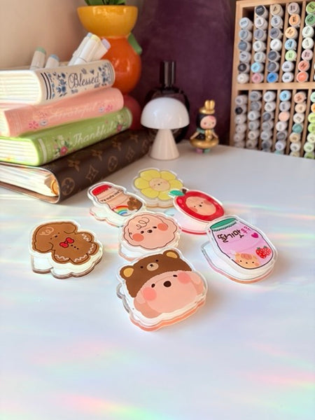 Acrylic Paper Journal Clip