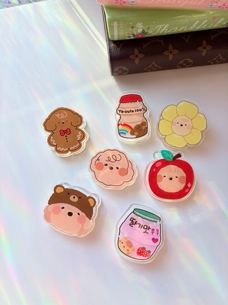 Acrylic Paper Journal Clip