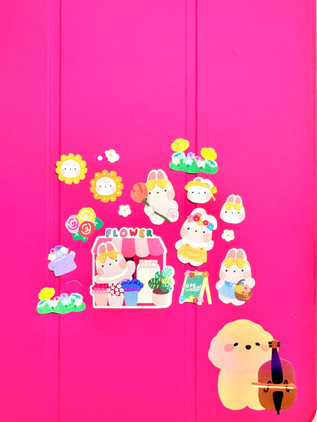 Flower Shop Sticker Sheet| Matte