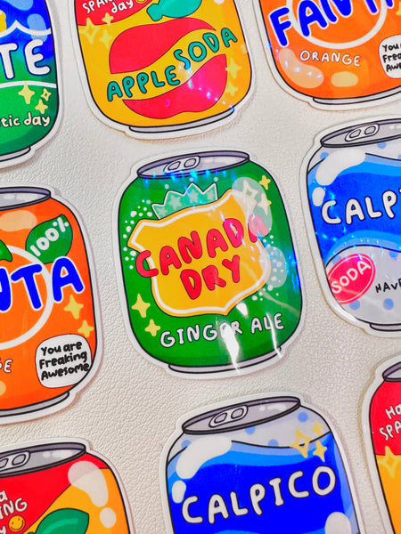Canada Dry Soda | Glossy Waterproof Sticker