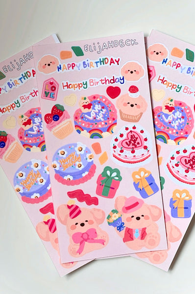 Happy Birthday To You!! | Matte | Sticker Sheet