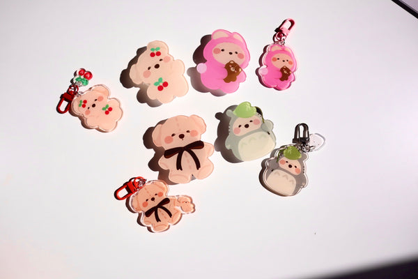 Pink Bear Phone Grip