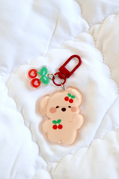 Cherry with mini cherry Keychain
