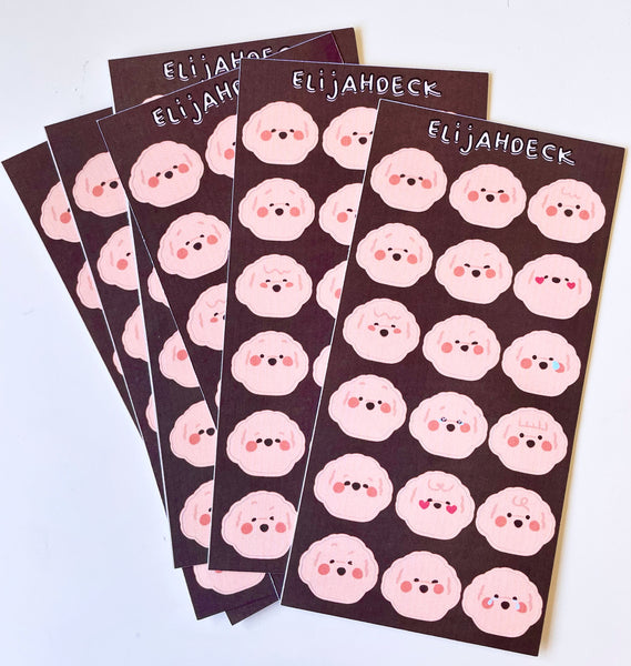 All about my face expression | Matte | Sticker Sheet