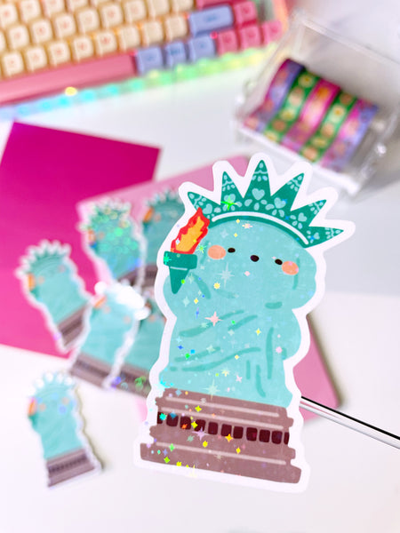 Statue of Liberty, NYC Collection | Glitter Laminated