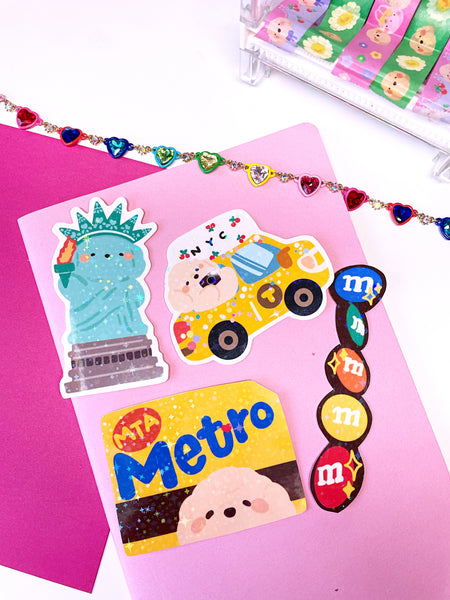 Statue of Liberty, NYC Collection | Glitter Laminated