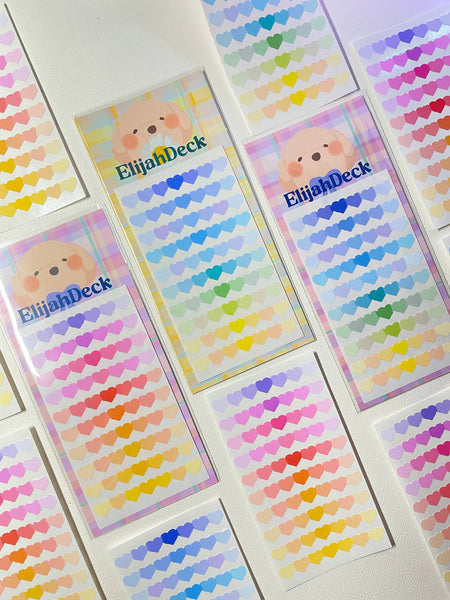 Planner Decor Heart Sticker Sheet