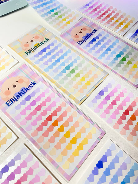 Planner Decor Heart Sticker Sheet