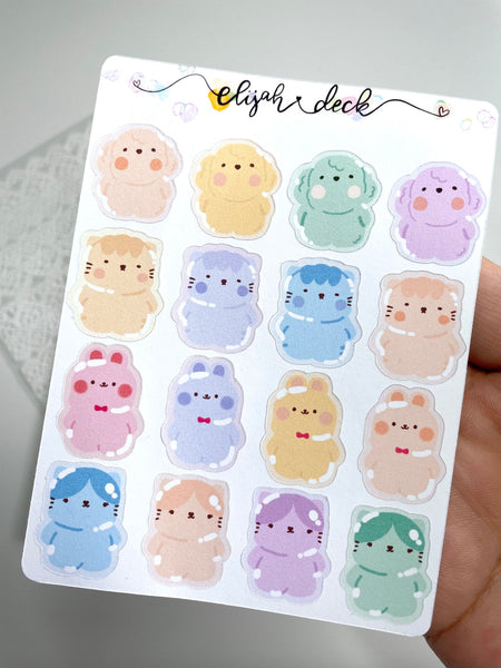Gummy Cutties | Sticker Sheet | Matte