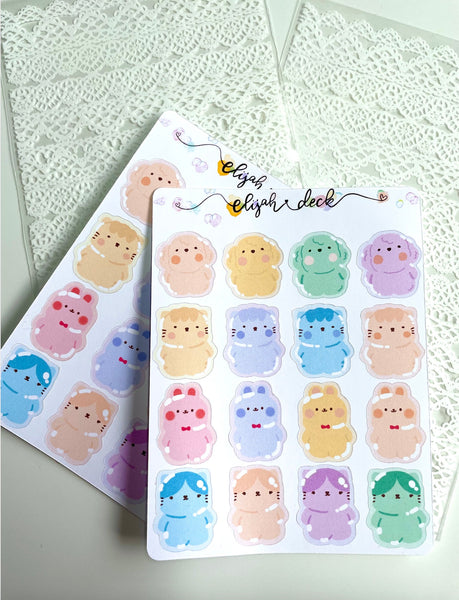 Gummy Cutties | Sticker Sheet | Matte