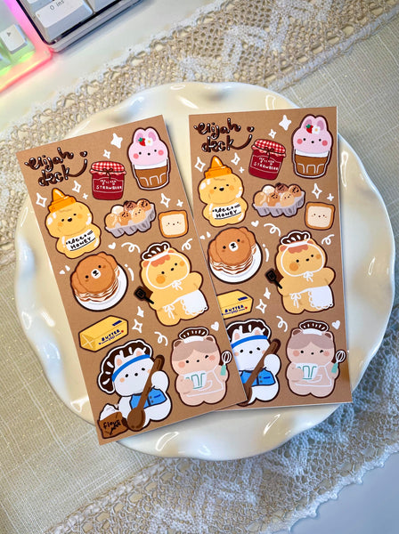 Baking Class 101 | Sticker Sheet | Matte