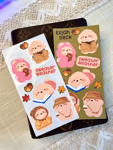 Sweater Weather has come - Autumn Collection - Sticker Sheet | Matte