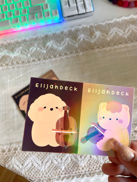 Duo Recital Day | Holographic Sticker | Glossy