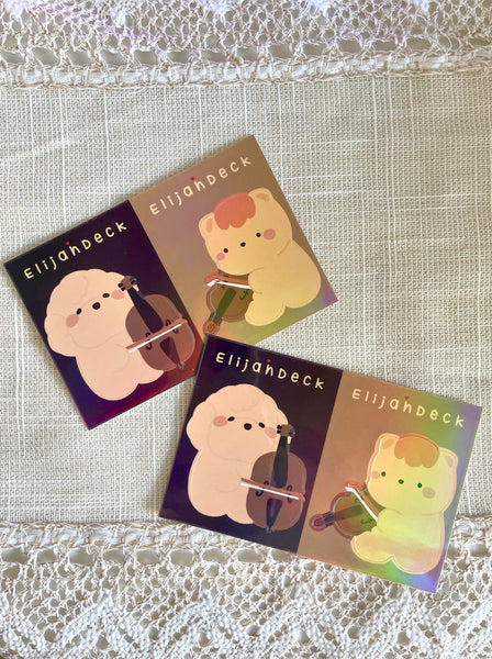 Duo Recital Day | Holographic Sticker | Glossy