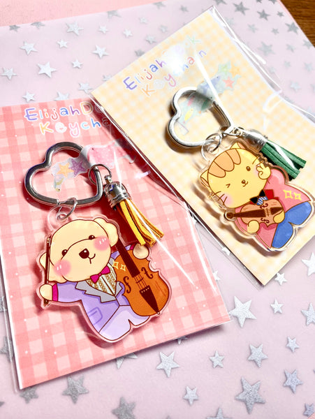 Cellist Elijah | Violinst Macroni | Acrylic Key Chain |