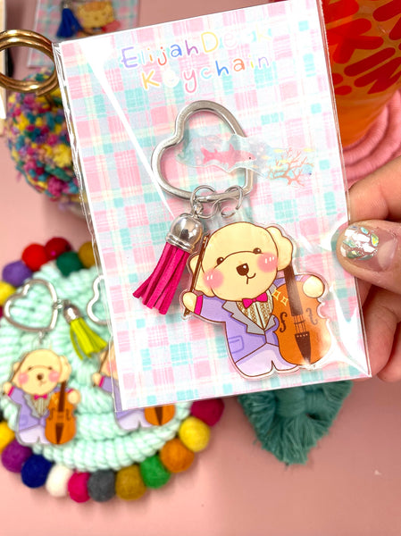Cellist Elijah | Violinst Macroni | Acrylic Key Chain |