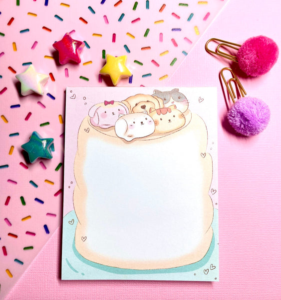 Marshmallow | Cake Note Pad | Memo Pad