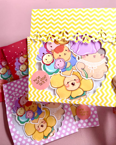 Flower Party Pack of 3 | Glossy