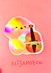 Cello Elijah Holographic Sticker