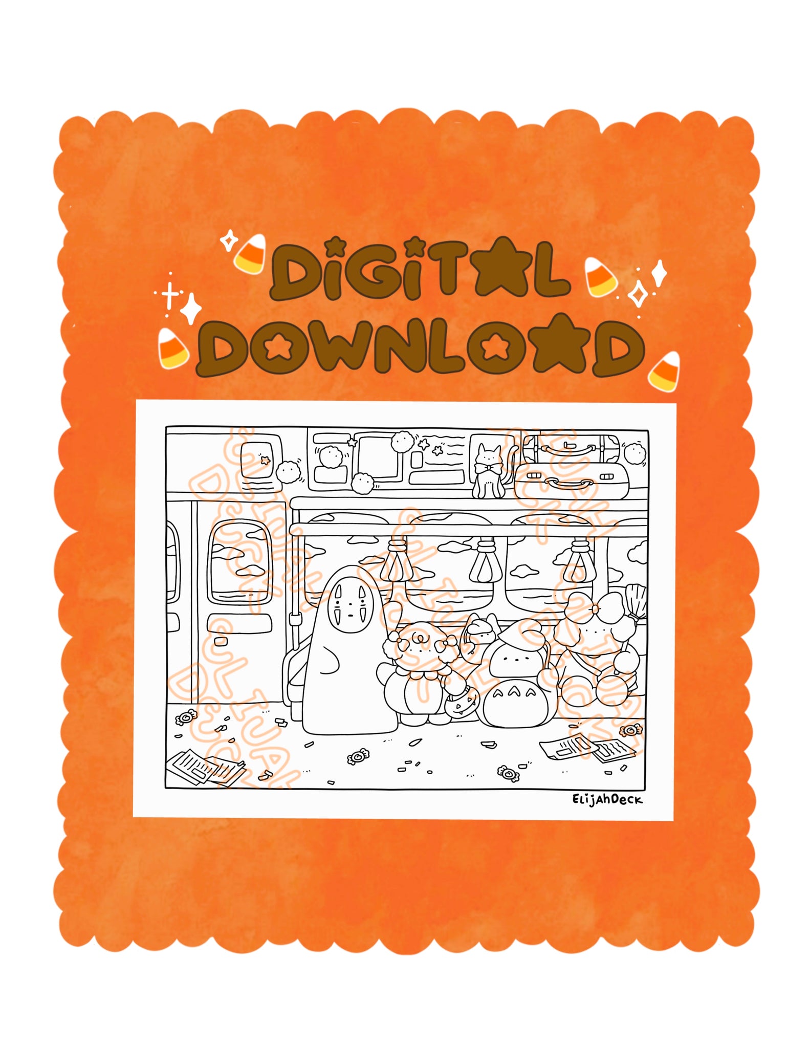 Digital Download | Halloween Coloring