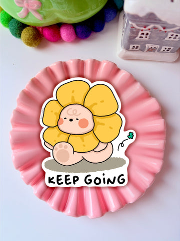 Keep Going Sticker | Matte Waterproof