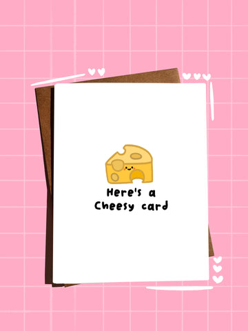 Here's Cheesy Card | Greeting Card