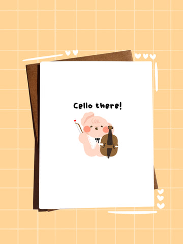 Cello There! | Greeting Card
