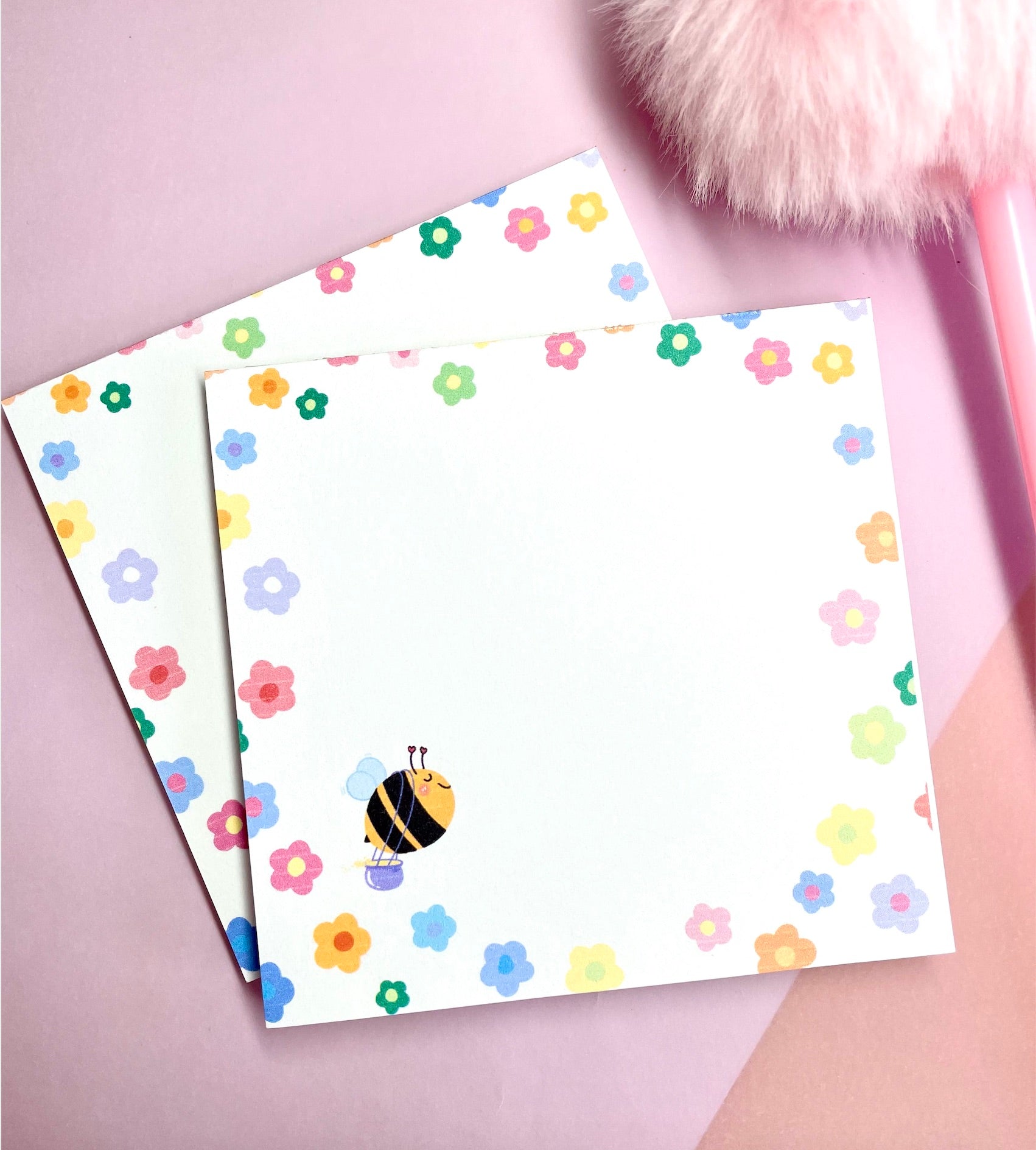 Spring is here | Bee Memo Pad | Note Pad